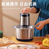 荣事达绞肉机家用电动小型自动多功能碎肉绞馅辅食机料理机商用大容量搅拌机RS-JR50E