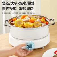 荣事达(Royalstar)电磁炉电陶炉9档火力2200W大功率圆形家用电磁炉OLED显示单机不配锅C22-HB06