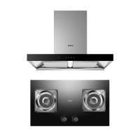 老板（Robam）60A5KS+33B3K欧式变频双腔大吸力油烟机23风量 家用抽油烟机