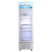 穗凌(SUILING)LG4-323LW,372升商用展示风冷冰柜 立式饮料水果蛋糕冷藏保鲜柜 立式单门冷柜