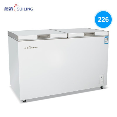 穗凌(SUILING)BCD-226K[双温顶盖门]卧式双温冰柜大容量商用双箱双温冰箱商用冷柜家用雪柜急冻冰柜