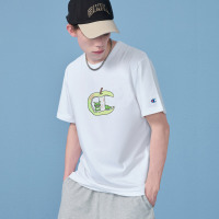 Champion冠军苹果胸前印花百搭圆领上衣情侣款时尚1