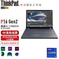 ThinkPad P16 (0CCD) 英特尔酷睿i9 16英寸高性能轻薄笔记本设计师工作站i9-13980HX 32G 1TB RTXA4000 12G 4K超清[不含票]