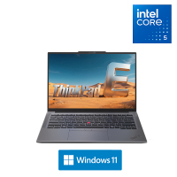 ThinkPad E14 1XCD 2025 14.2英寸轻薄商务手提笔记本电脑 Core5-220H 32G内存 1TB固态 2.8K超清 银色[不含票]