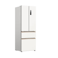 美菱BCD-420WFP9CZX杏悦白法式冰箱