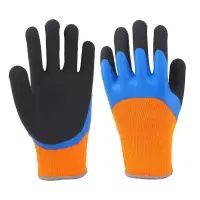 兰光铭 加厚耐磨浸胶手套 均码 双