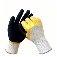 兰光铭 耐磨浸塑手套 均码 双