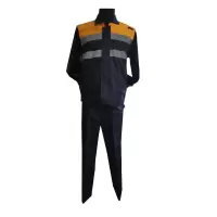 兰光铭秋季全棉对比服LGM1016套