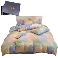 纺语柔 F1133 / 1.2m床 纯棉印花田园系列 床单被罩枕套三件套 (计价单位:套) 渲染
