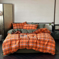 美途安安 全棉色织水洗棉四件套 (颜色备注) 150*200cm /套