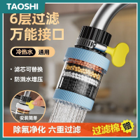 陶市水龙头过滤器万能通用防溅花洒厨房水嘴家居净水器家用过滤嘴