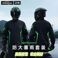 正雨雨衣套装摩托车雨衣分体式女款长款全身防暴雨骑行外卖骑手男9063