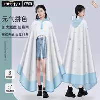 正雨雨衣电动车防暴雨加厚加大女新款摩托电瓶车骑行雨披长款全身9063