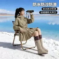 正雨鞋套防水防滑加厚女士雨天成人赶海时尚徒步登山新款雨靴男9063