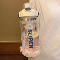 三维工匠2000ml大容量水杯男女生2024新款运动水壶水瓶吨桶杯子健身