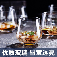 三维工匠玻璃杯家用网红果汁大肚水杯女茶杯透明酒杯喝饮料高颜值杯子套装