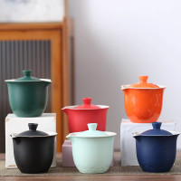 三维工匠旅行套装快客杯便携式户外陶瓷泡茶杯一壶三杯茶壶现代送礼