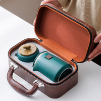 三维工匠旅行茶具套装快客杯户外便携式随身露营喝茶装备车载壶旅游泡茶壶