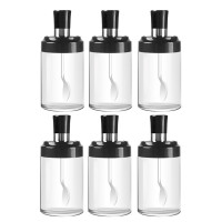 三维工匠调味瓶罐玻璃盐罐厨房轻奢调料瓶家用油壶控组合套装调料盒密封