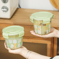 三维工匠刻度杯高硼硅玻璃杯家用计量杯郁金香沙拉碗水果碗烘焙专用和面碗