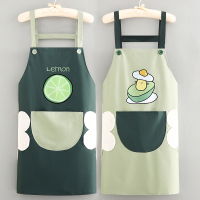三维工匠围裙新款女时尚家用厨房防水防油做饭围腰可爱韩版工作服定制背带