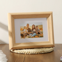 三维工匠照片打印加相框定制洗相片做成相册空框7寸摆台摆件六6寸实木挂墙 橡胶原木+免费洗照片 8寸摆挂两用[放15.3x