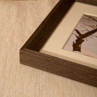 三维工匠实木大相框挂墙4K油画a4儿童素描画框空框装裱a3拼图定制任意尺寸 复古色 10寸[20.3*25.3]挂墙+摆