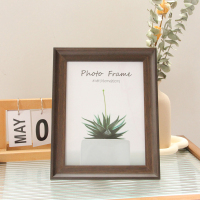 三维工匠全家福高级感相框摆台6寸5寸7寸8寸10寸A4照片框相框挂墙画框摆件 尤加咖啡 10寸相框 横竖两用(可装20.