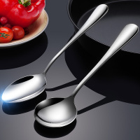 三维工匠304不锈钢长柄勺子调羹西餐勺汤匙家用吃饭勺喝汤勺410餐具自主