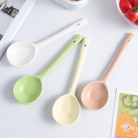 三维工匠ins风手捏不规则日式陶瓷勺子高颜值家用喝汤长柄饭勺螺蛳粉汤勺