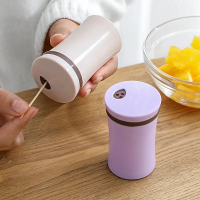 三维工匠牙签盒创意牙签桶家用塑料餐厅酒店客厅茶几牙签瓶子牙签罐牙签筒