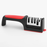 三维工匠磨刀器家用菜刀磨刀石商专业钨钢金刚石快速磨刀开刃磨刀棒 四段式加厚磨刀器 可磨剪刀