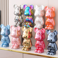 三维工匠轻奢网红款暴力熊摆件家居饰品客厅酒柜电视柜装饰乔迁新居礼品