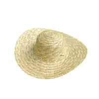 鸽护 草帽(遮阳帽)  米黄色 顶