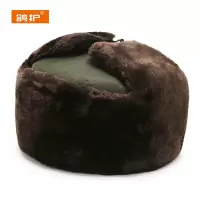 鸽护 雷锋帽 GH191QDK-绿布棕毛 顶