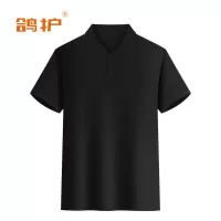 鸽护 短袖POLO hd-黑色 件