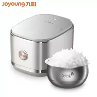 九阳(Joyoung)电饭煲家用4L大容量0涂层不锈钢内胆5A晶糯好米饭智能预约IH电磁蒸煮电饭锅太空科技40N1