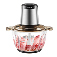苏泊尔(SUPOR)JRD01绞肉机家用电动搅拌机多功能碎肉绞馅宝宝婴儿辅食料肉馅机辅食机 2L大容量 两档可调节-30