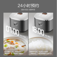 苏泊尔电饭煲 SF40HC66家用3-4个人米汤分离沥水柴火饭4升电饭锅多功能精铁球釜IH加热蒸米饭锅 4L