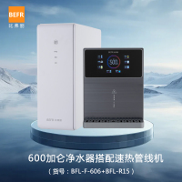 比弗丽600加仑净水器套餐BFL-F-606灰色/BFL-R17银河灰(不含包装)