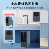 比弗丽(BEFR)800加仑双出水净水器BFL-G-806+速热管线机套餐BFL-R17银河灰(不含安装费)