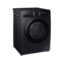 三星(SAMSUNG)12公斤AI神超薄大容量蒸汽除菌泡泡净洗烘一体滚筒全自动洗衣机 星耀黑WD12DG5B14BBSC