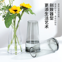 北欧创意简约ins 风玻璃花瓶水养透明网红客厅插花瓶干花装饰摆件