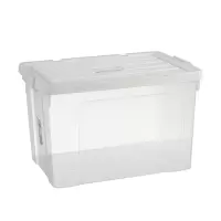 苏识 80L bai盖透明 防水防潮透明整理收纳箱 (计价单位:个) bai盖透明