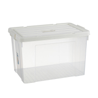 苏识 15L bai盖透明 防水防潮透明整理收纳箱 (计价单位:个) bai盖透明