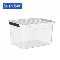 苏识 SS-24透明 38*28*22cm 塑料收纳箱 (计价单位:个)透明