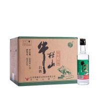 牛栏山二锅头 43度精制陈酿 浓香型白酒 330ml*20瓶 整箱装