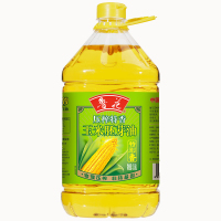 鲁花压榨特香玉米油胚芽油3.68L/桶物理压榨非转基因 食用油