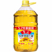 鲁花 物理压榨葵香浓厚 葵花仁油5.7L