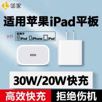 适用苹果ipadpro平板30w充电器Air2/3数据线20w快充头mini2/3/4/5